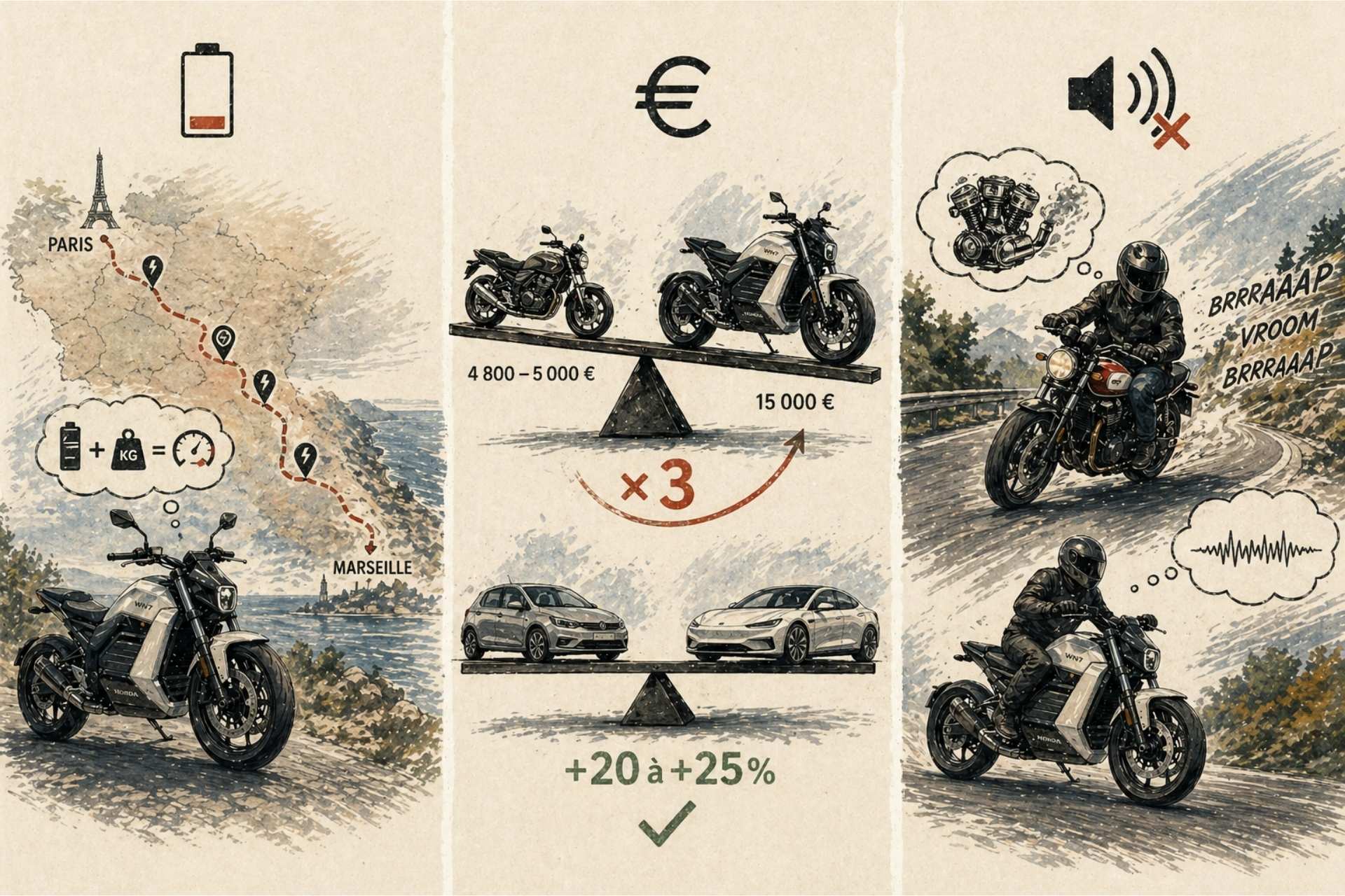 Limites Moto Electrique
