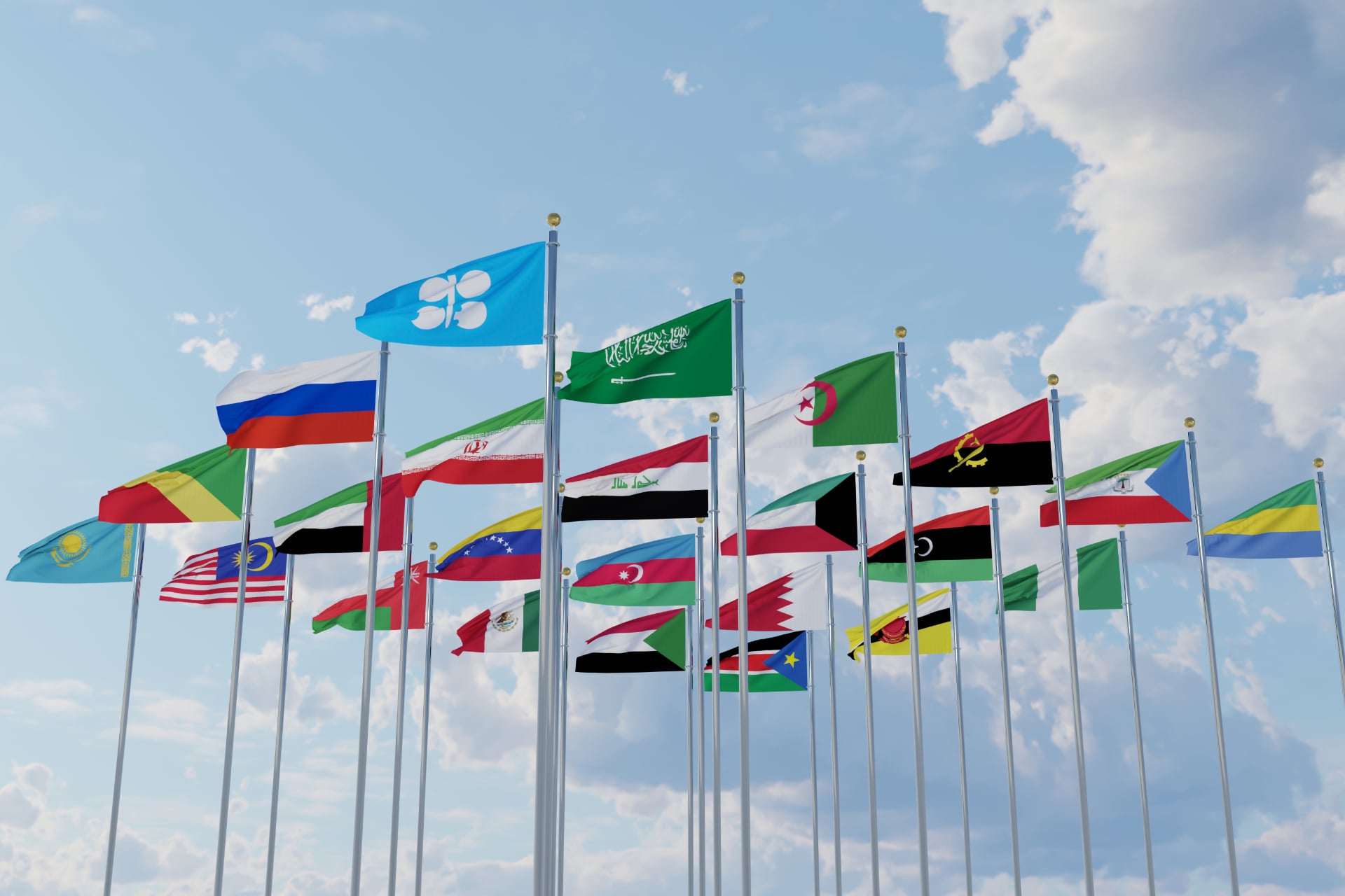 opep drapeaux pays membres