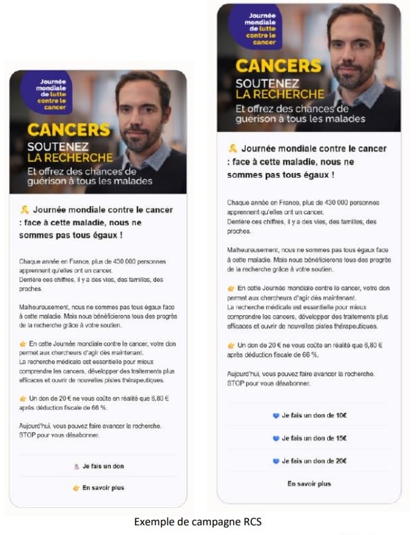 Campagne Rcs