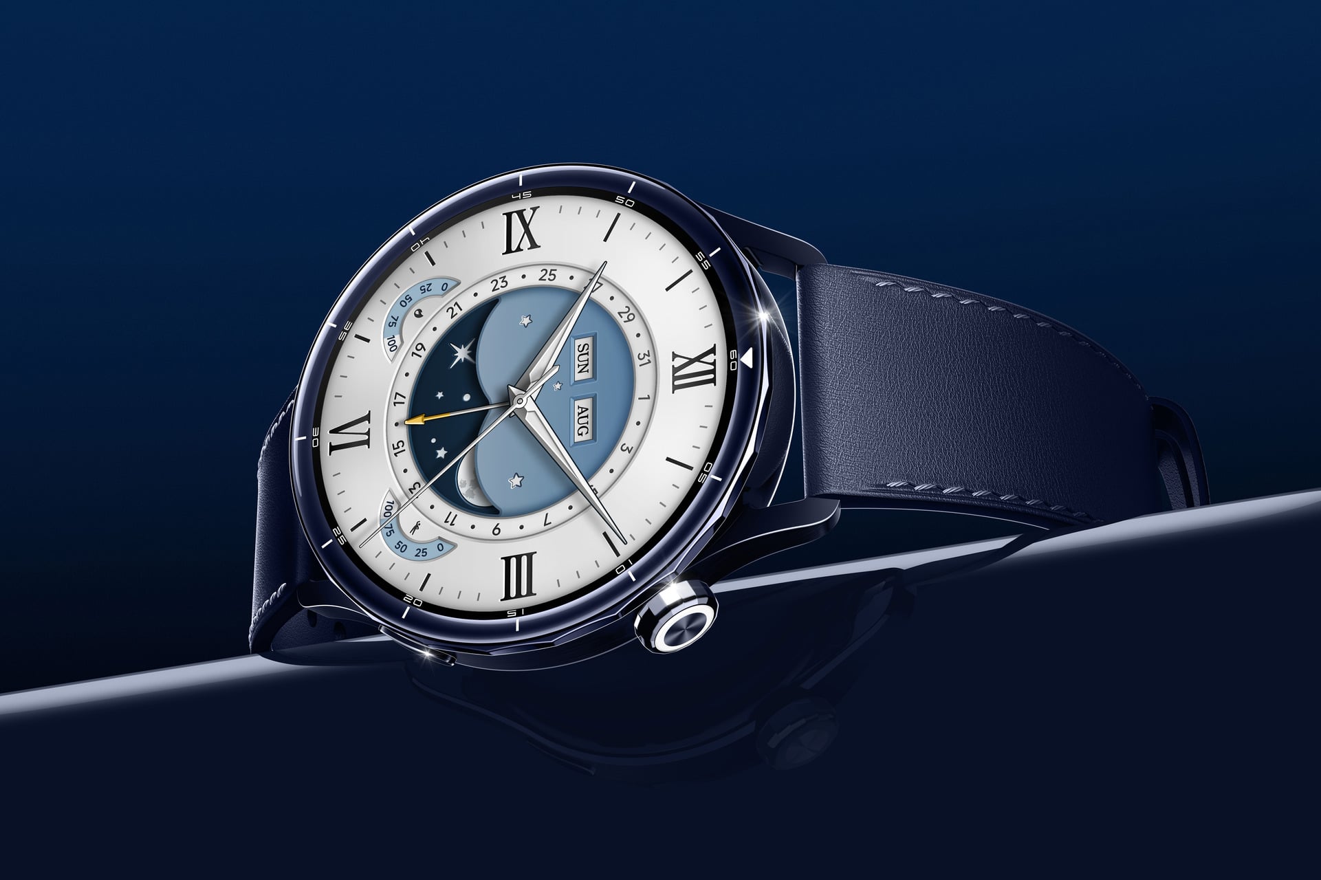 Xiaomi Watch S5 46mm Blue2 Dark Bkg
