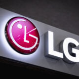 Close Up,on,the,lg,electronics,logo,on,a,decorative,wall