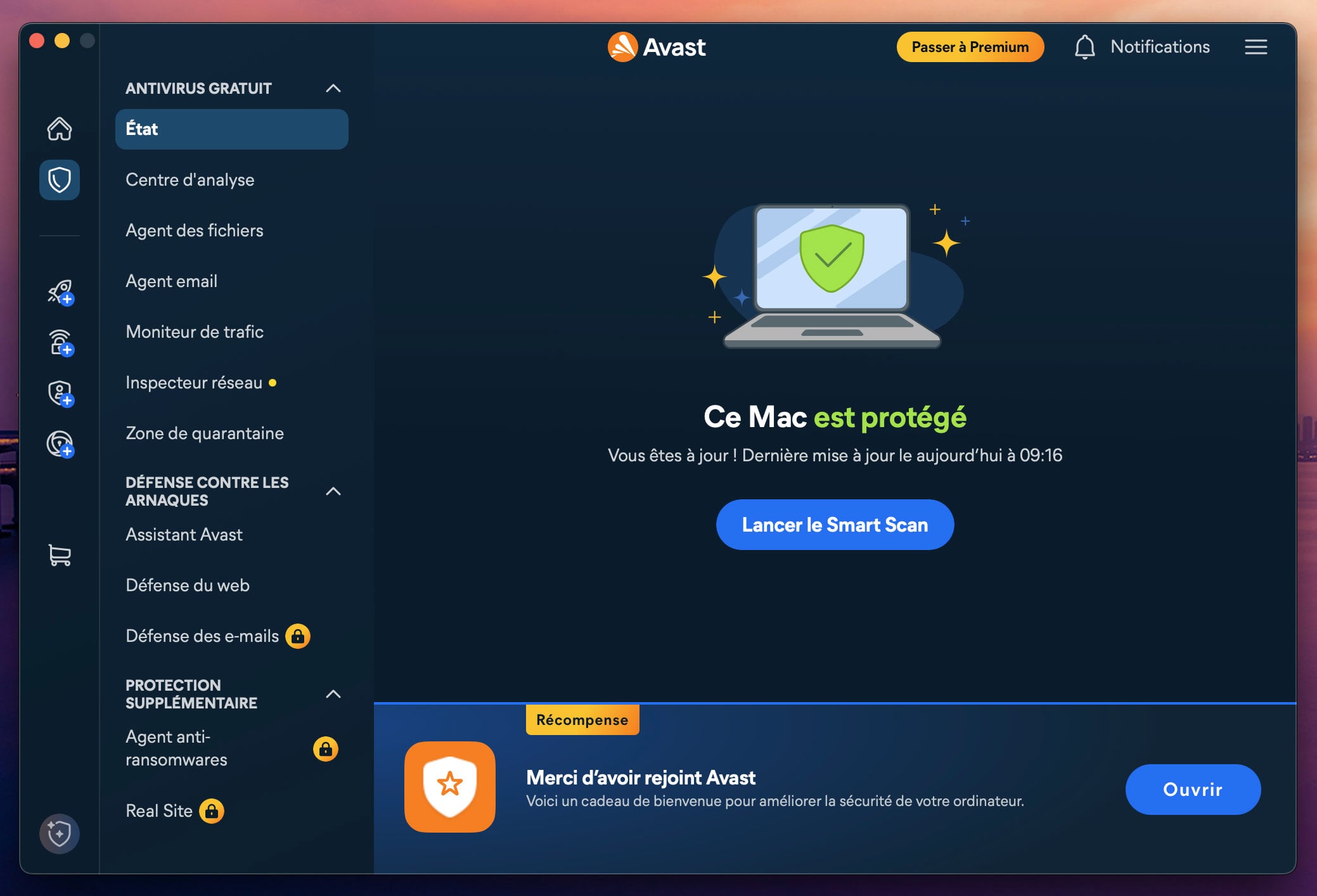 L'antivirus est illimité et totalement gratuit