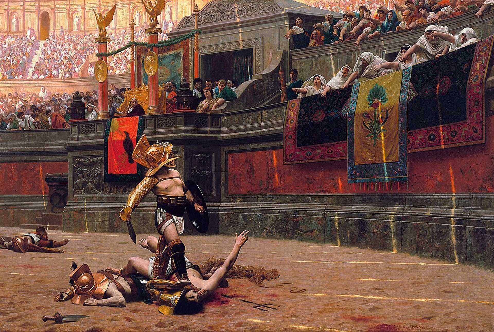Pollice Verso *oil On Canvas *97,4 X 146,6 Cm *1872