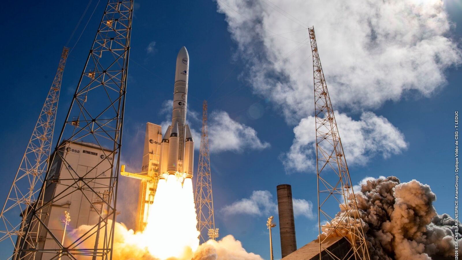 La plus puissante des Ariane 6 jamais construite vient de décoller : la fusée européenne devient XXL le temps d’un lancement