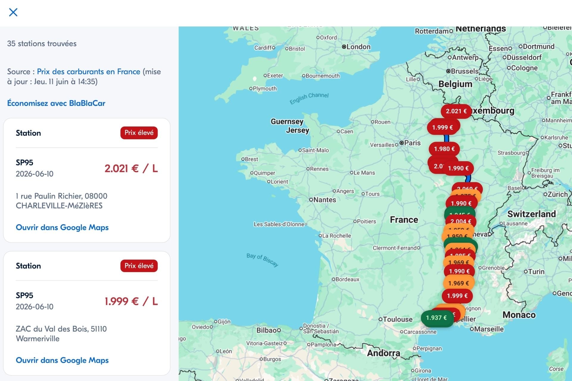 Blablagas Blablacar