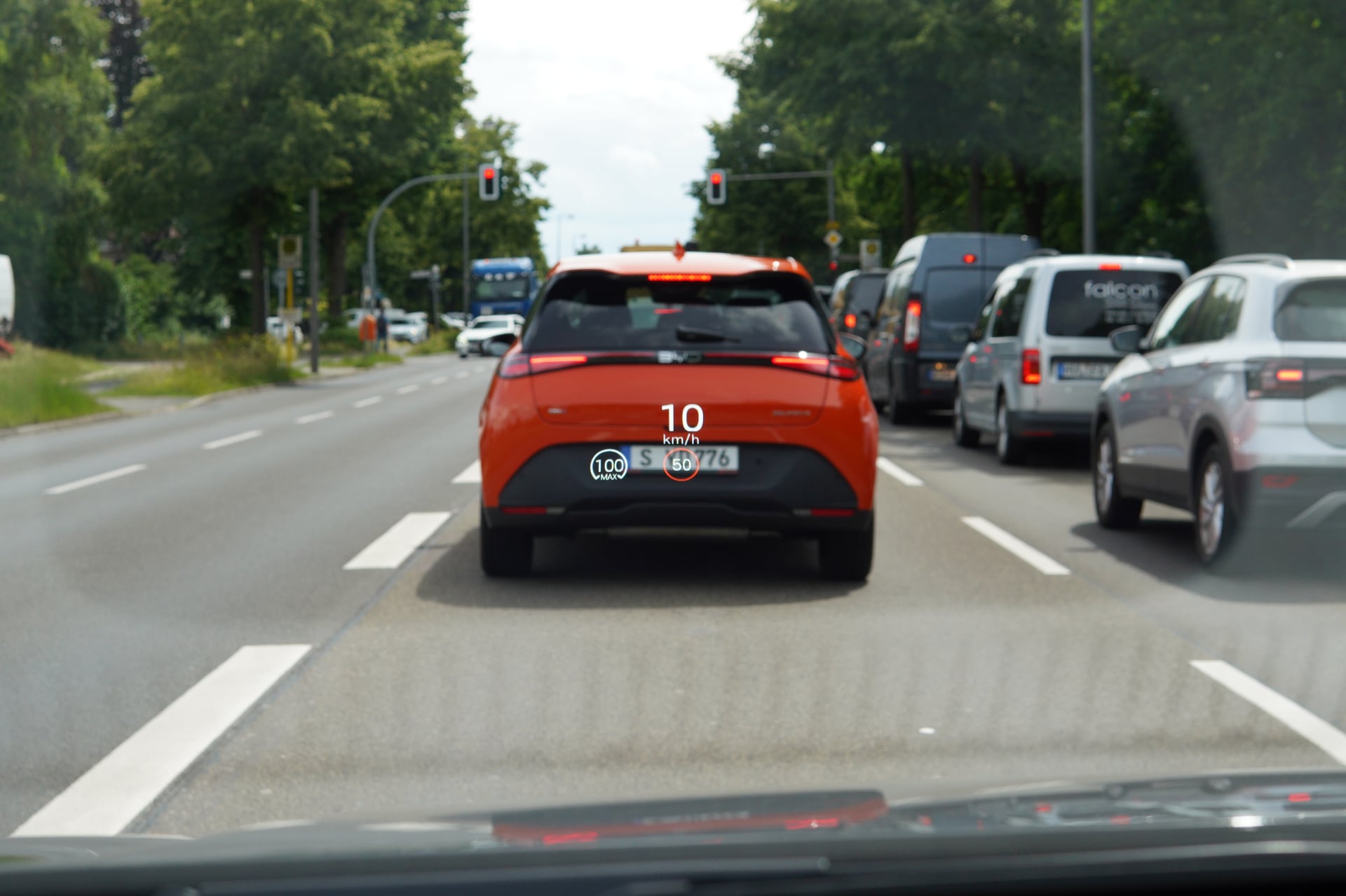 Byd Dolphin G Affichage Tete Haute