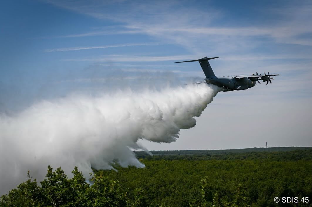 Airbus A400m Pompier Incendie Sdis 45