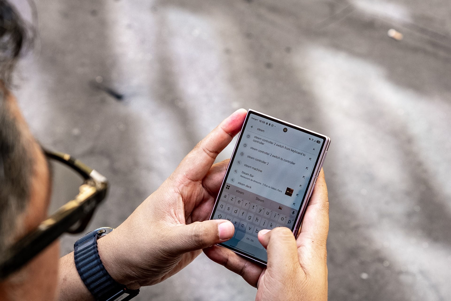 Test Galaxy Z Fold8 Clavier