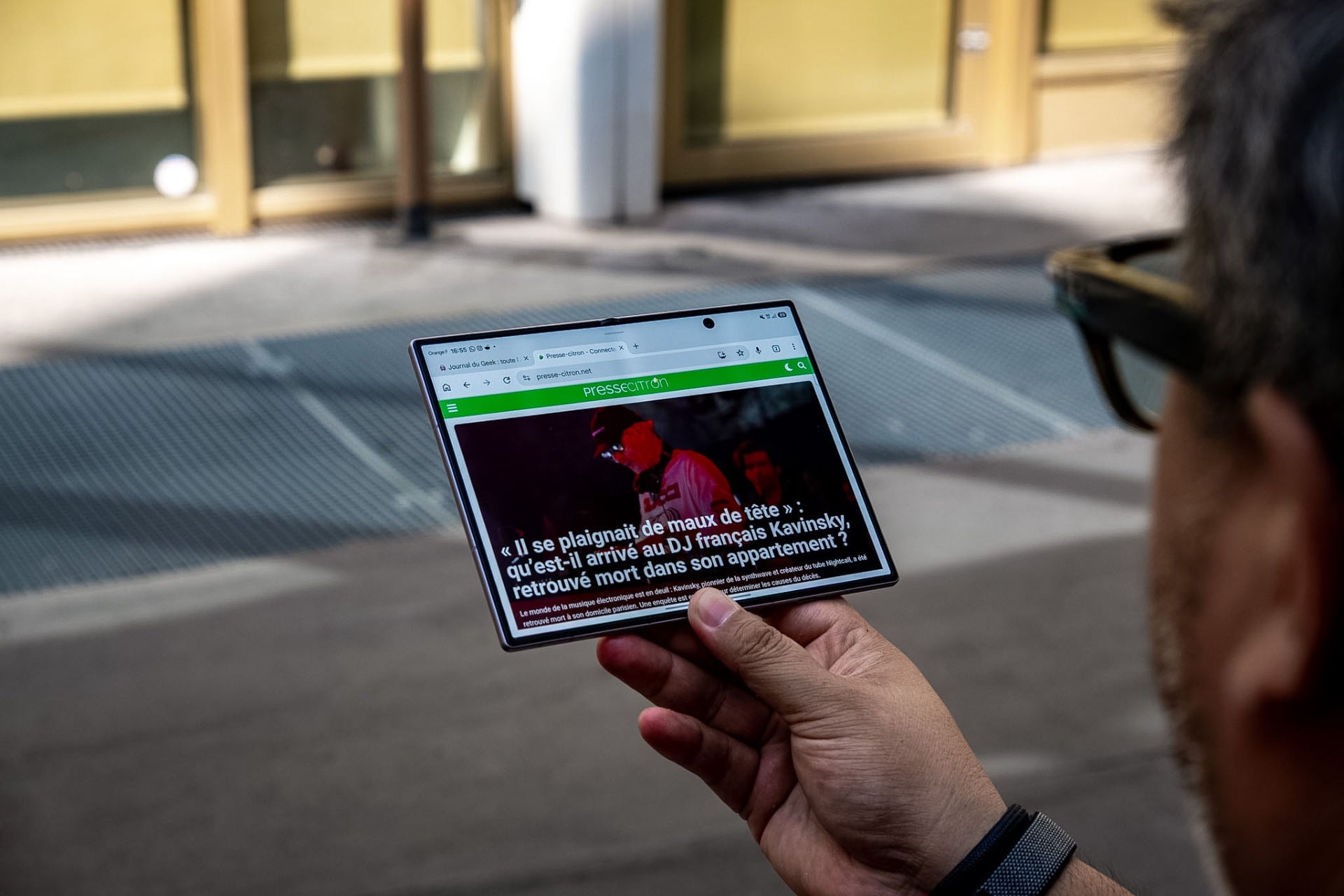 Test Galaxy Z Fold8 Navigation Web Paysage