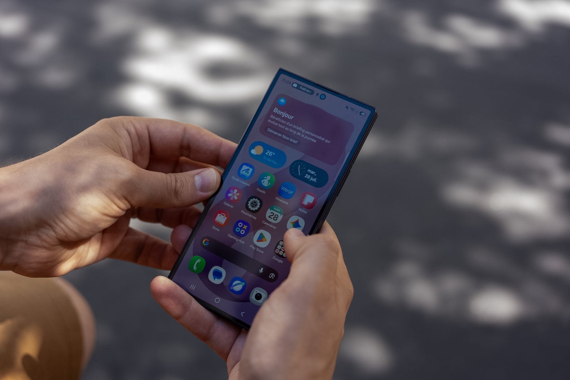 Test Galaxy Zfold8 Ultra Ecran Ferme