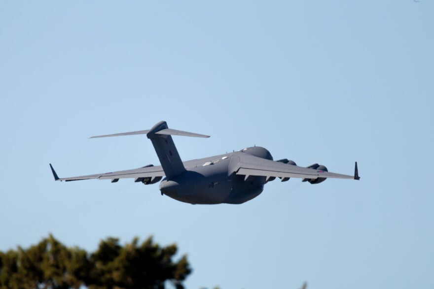 C-17A Globemaster III vol russie moscou