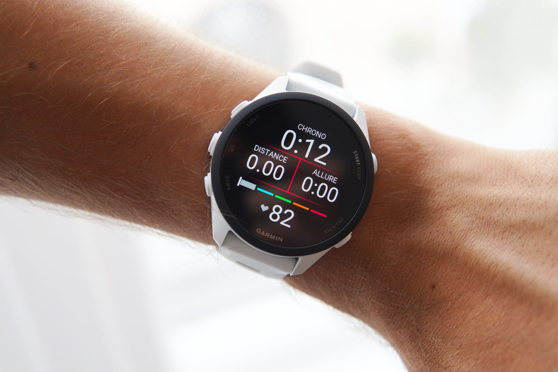 Test Garmin Forerunner 70 Interface Sport