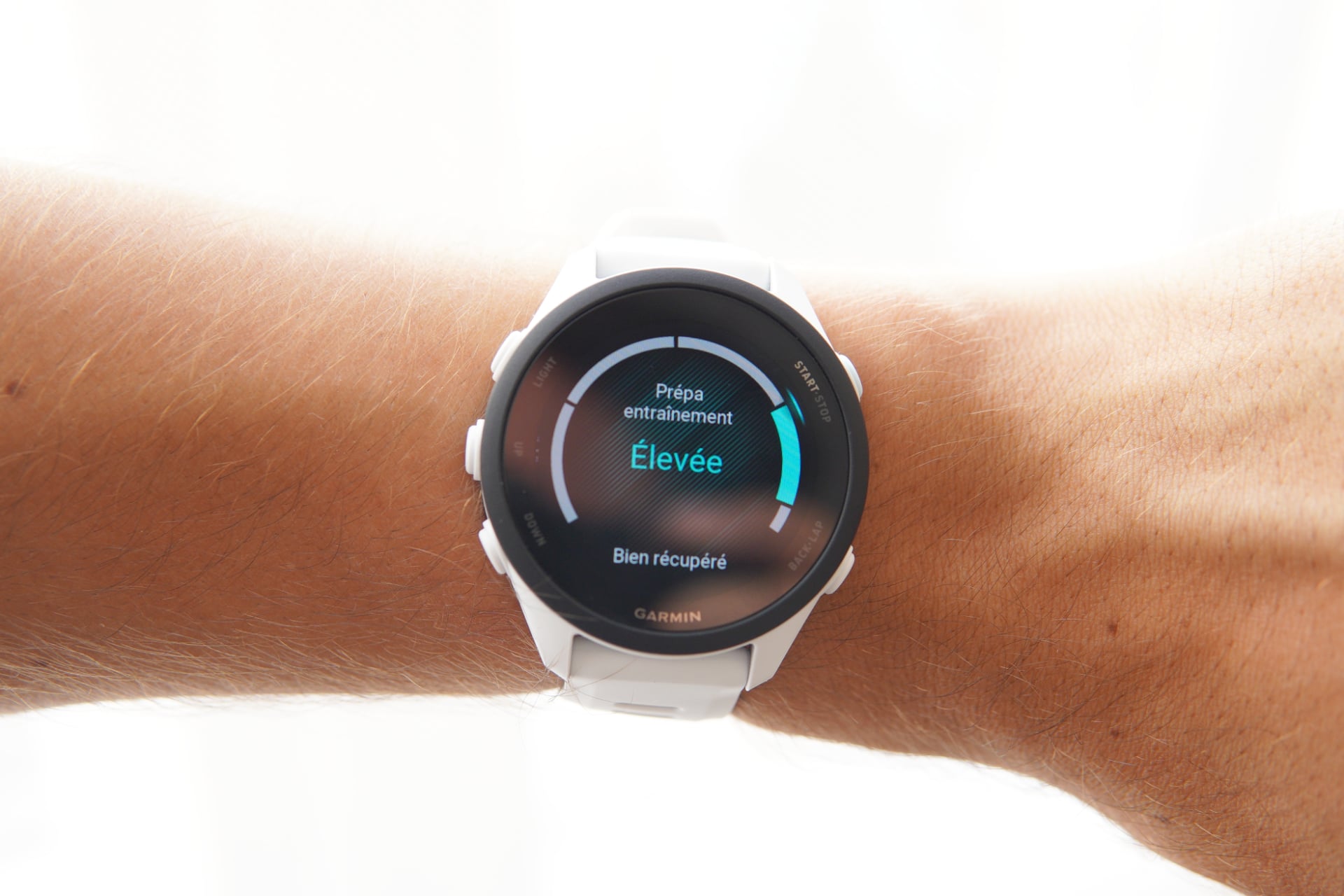Test Garmin Forerunner 70 Interface
