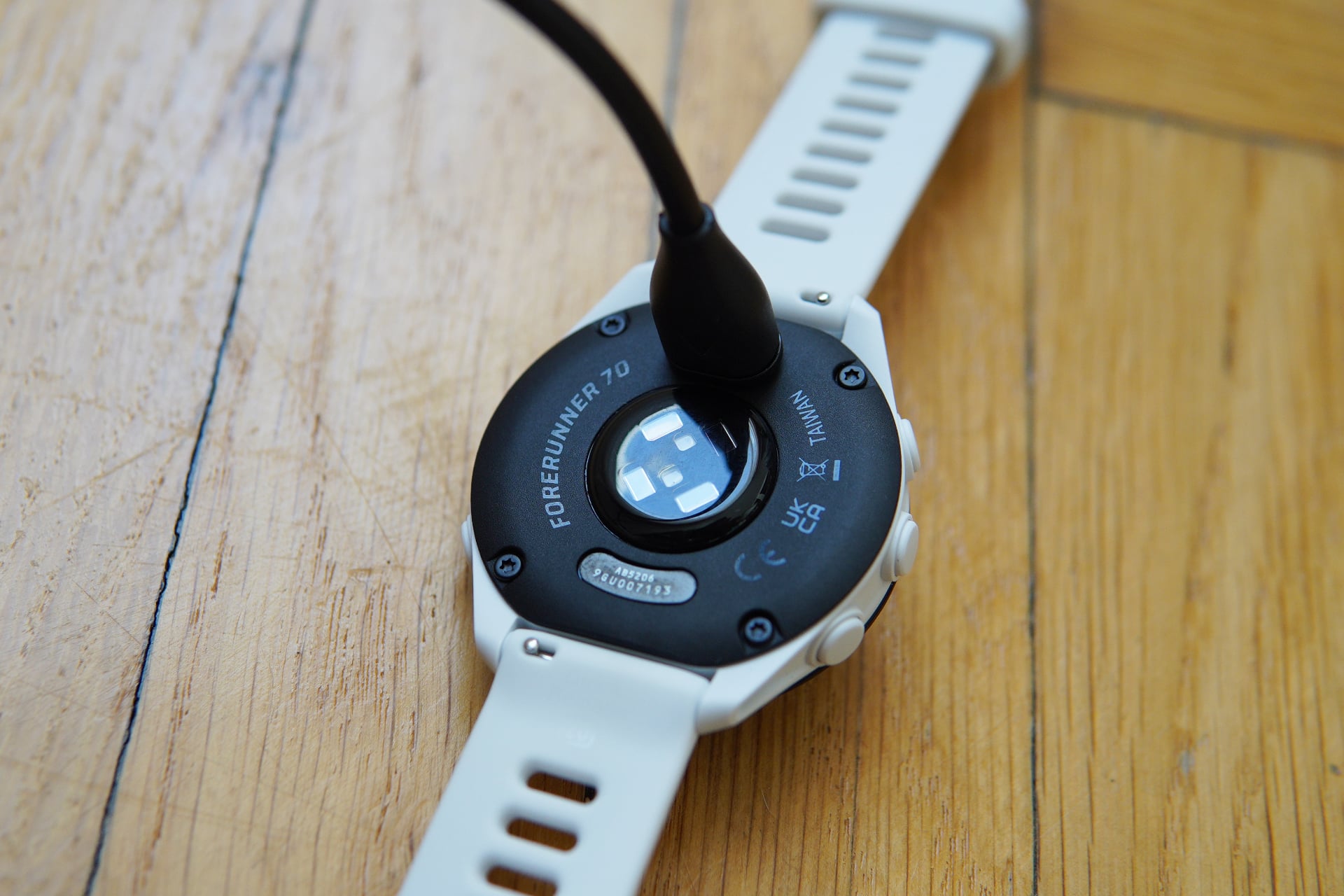 Test Garmin Forerunner 70 Recharge Cable