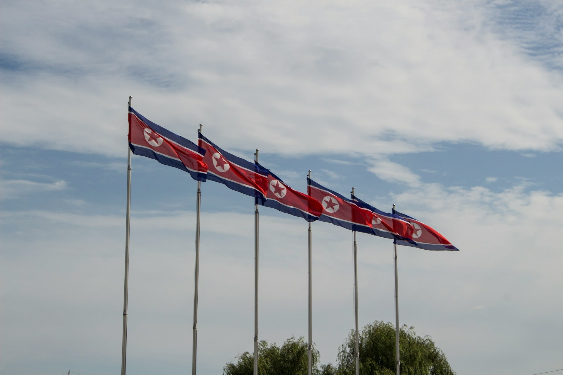 Drapeau Nord Coréen