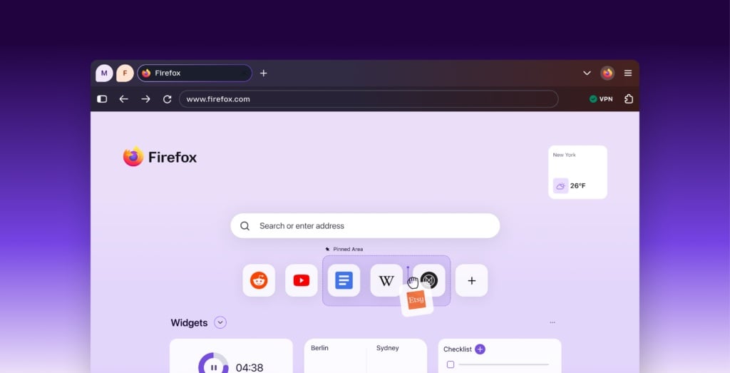 Mozilla Firefox Nouveau Design