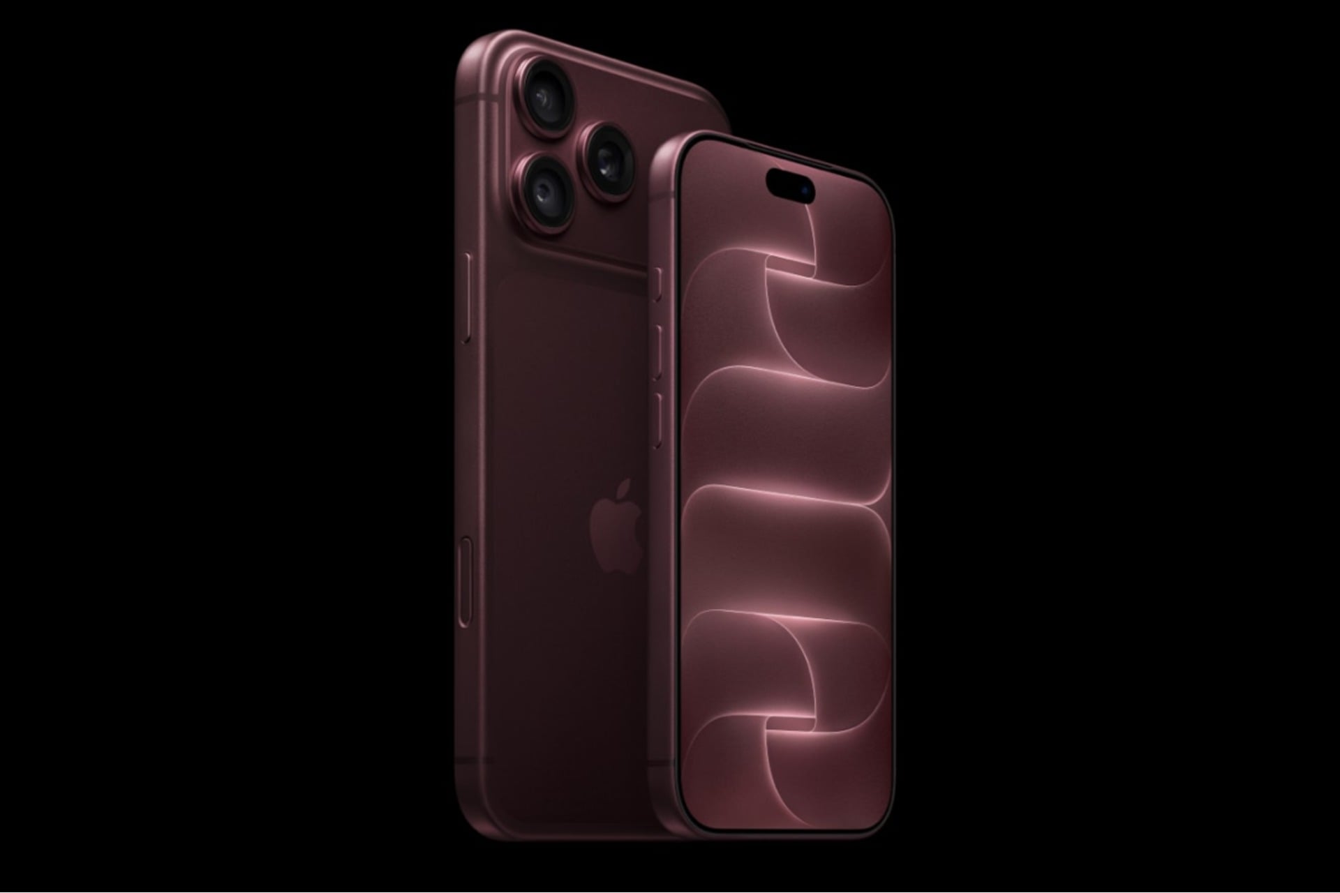 iPhone 18 Pro Max Coloris Bordeau Face Et Dos