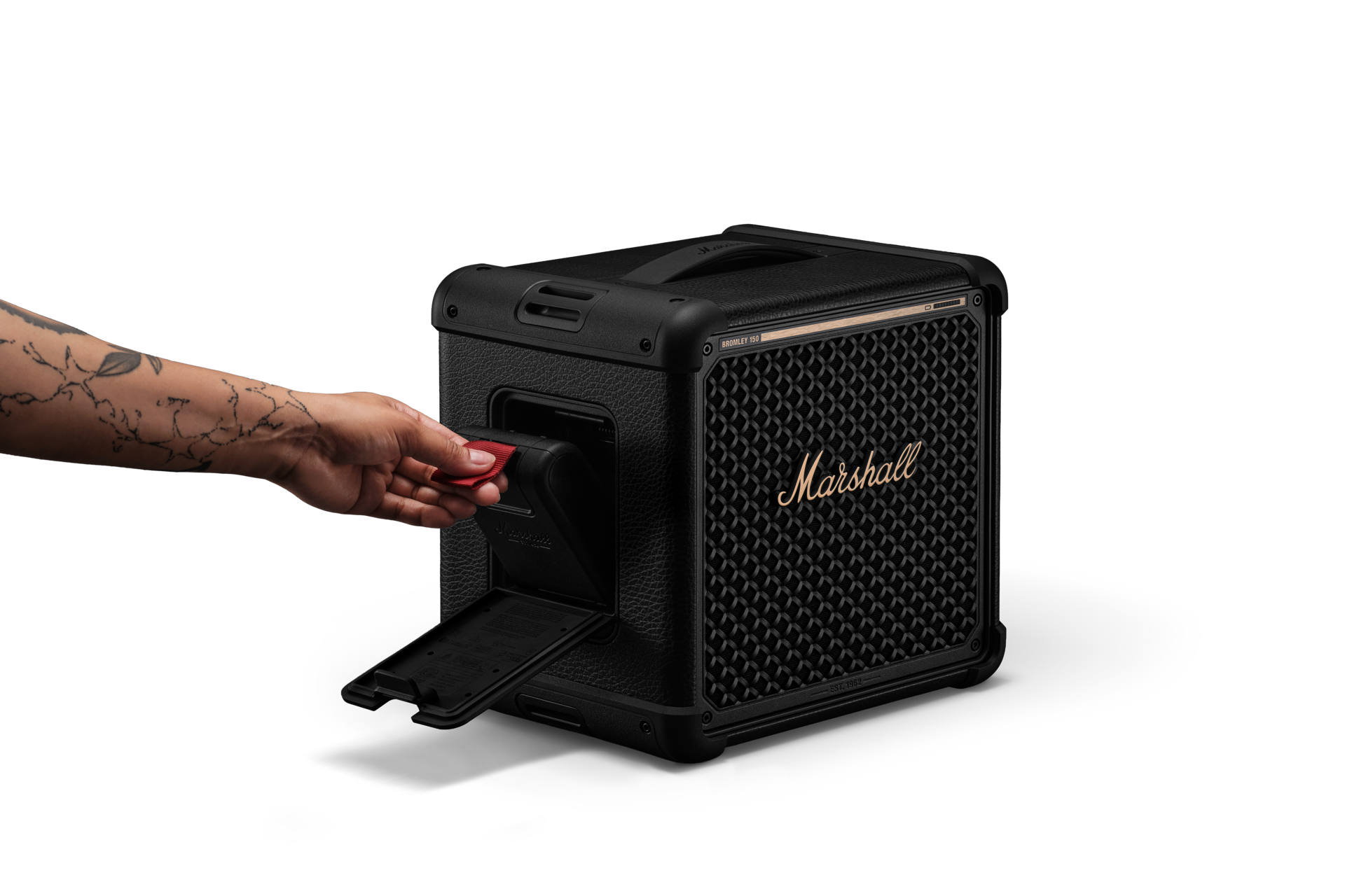 Marshall Bromley 150 Black Product Hand 1 Flat
