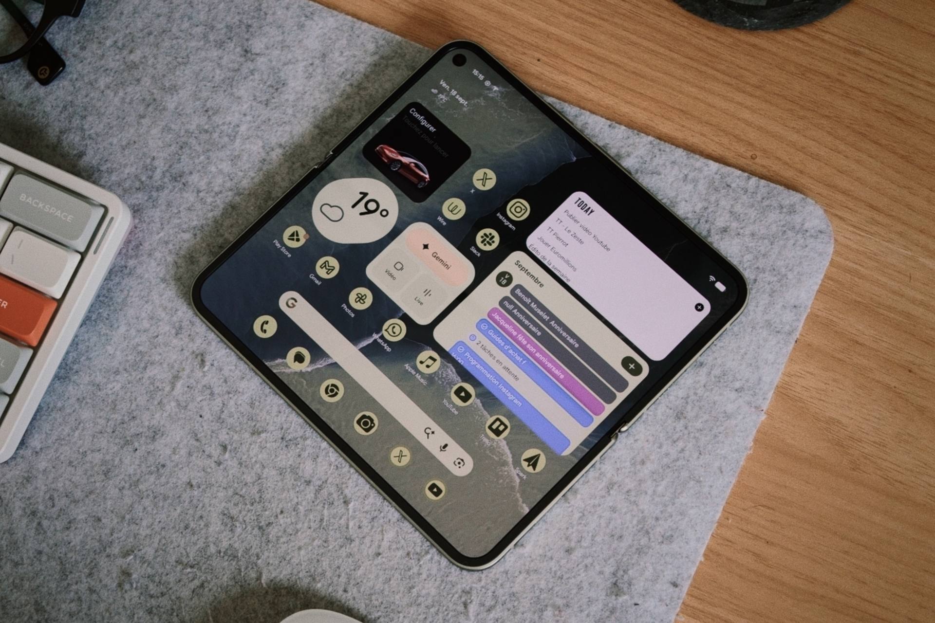 Test Google Pixel 11 Pro Fold Ecran Interieur Applications
