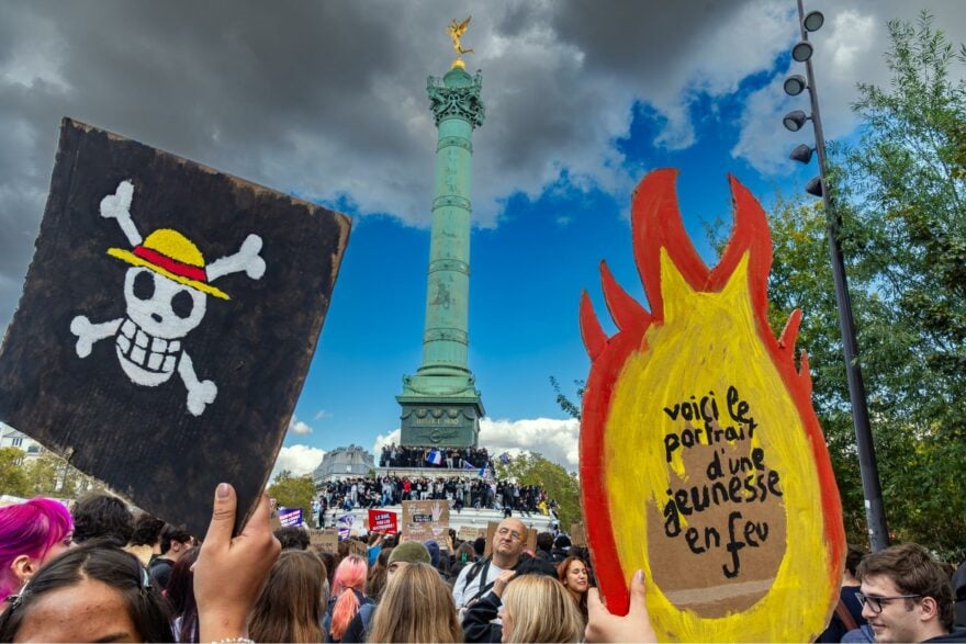 France Manifestation Gen Z Pancarte (2)