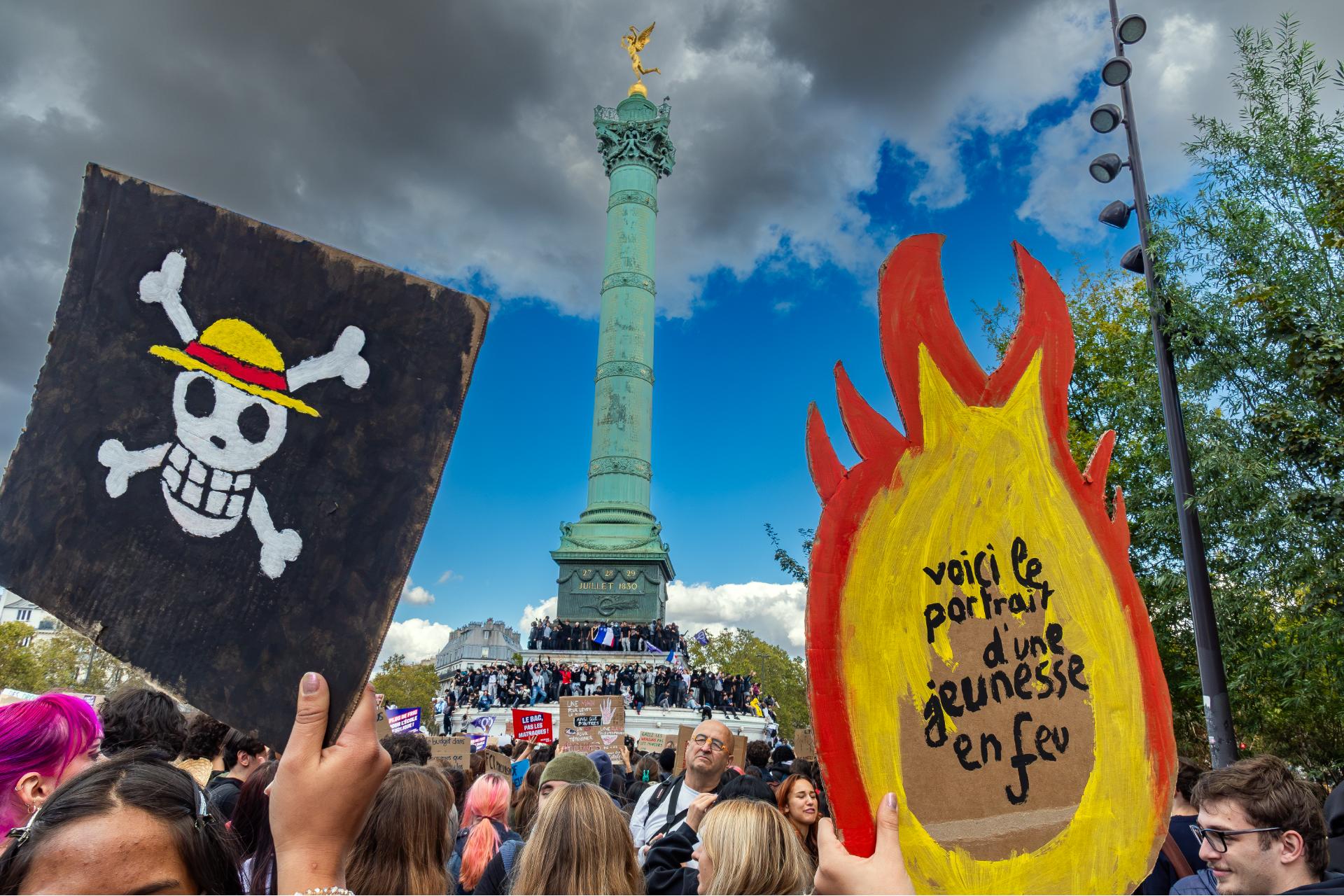 France Manifestation Gen Z Pancarte (2)