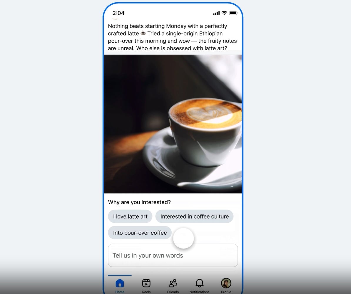 Meta Facebook Algorithme Changement