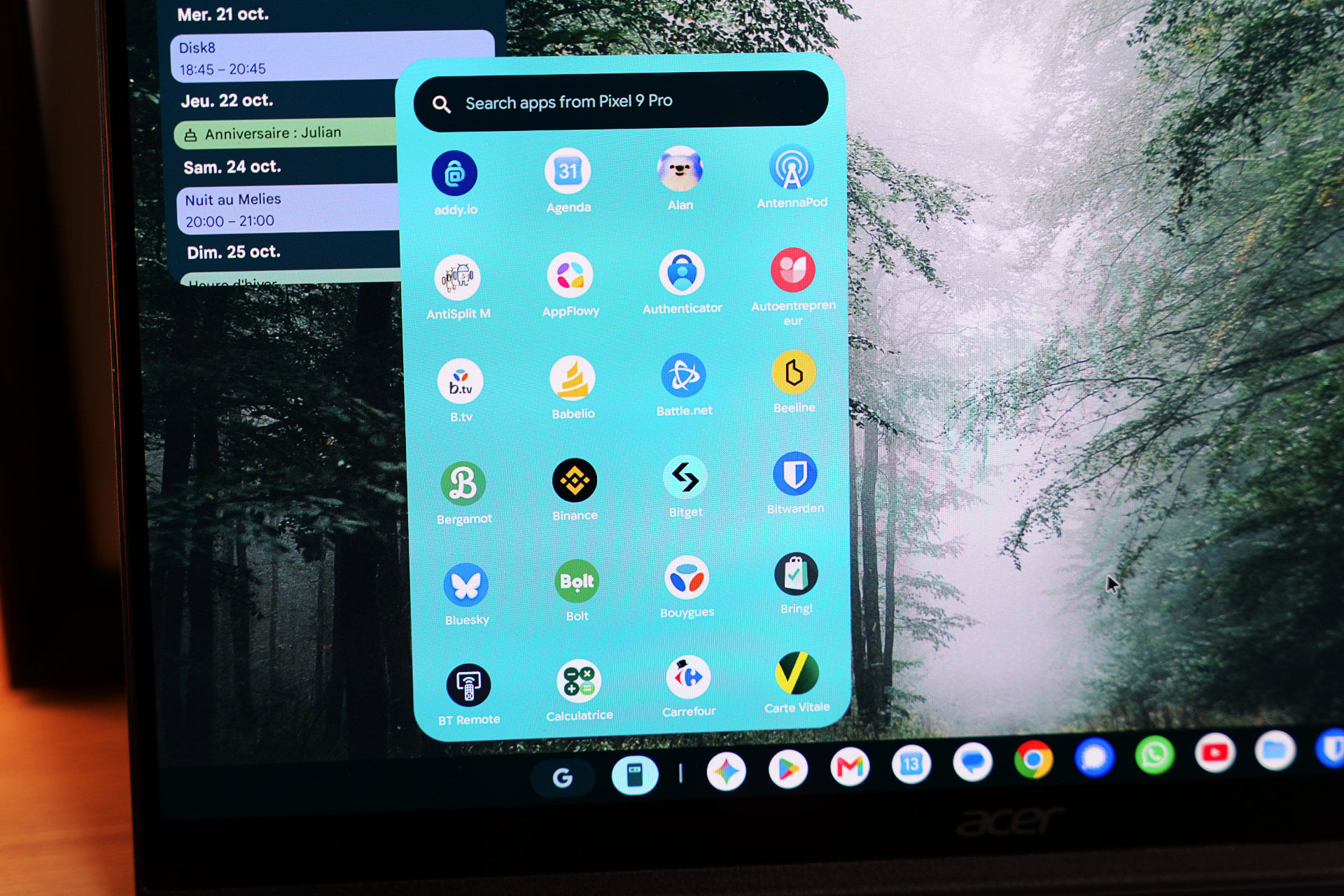 Acer Gfooglebook 14 Apps Smartphone