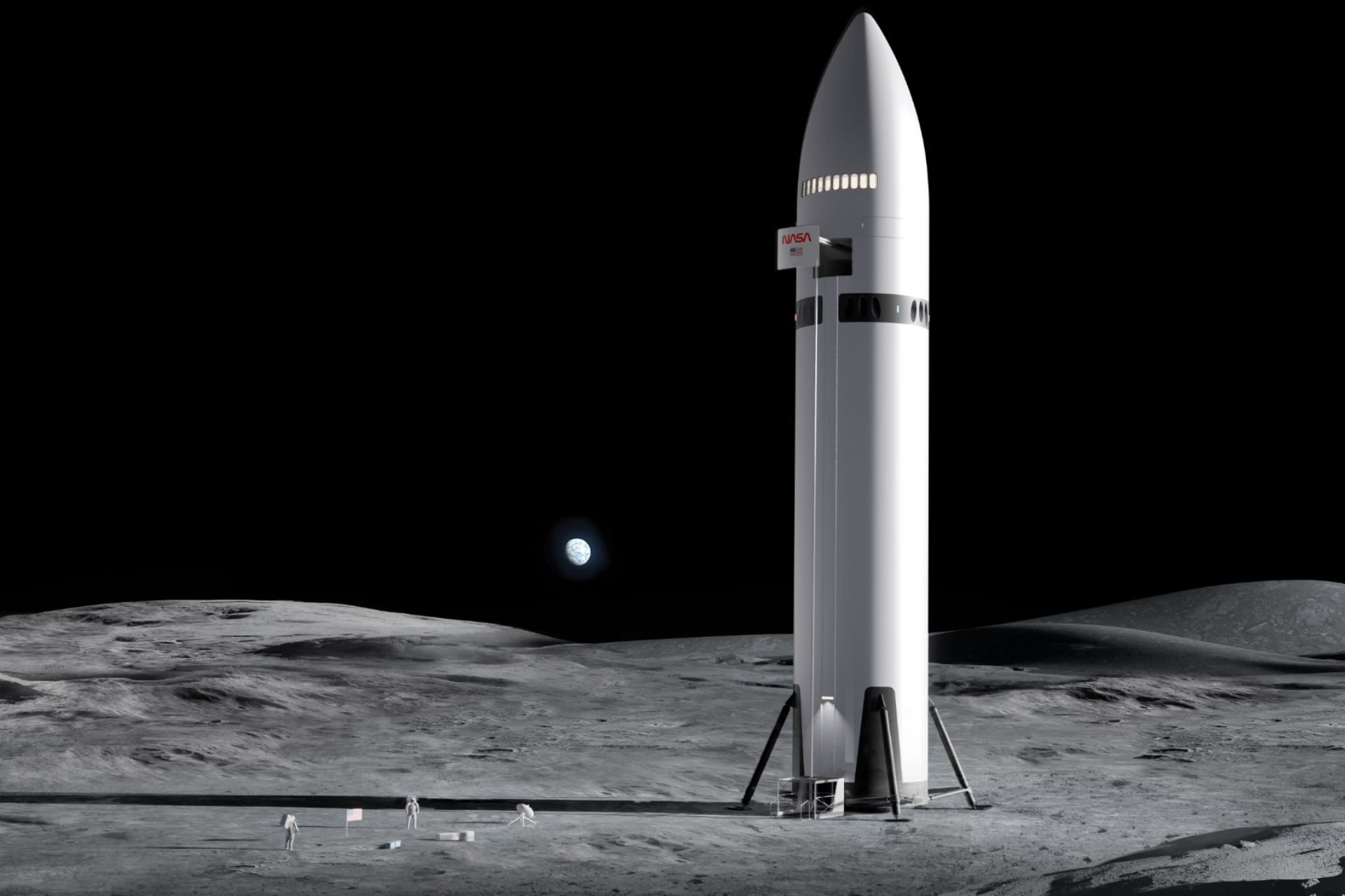 Artemis Starship Lune
