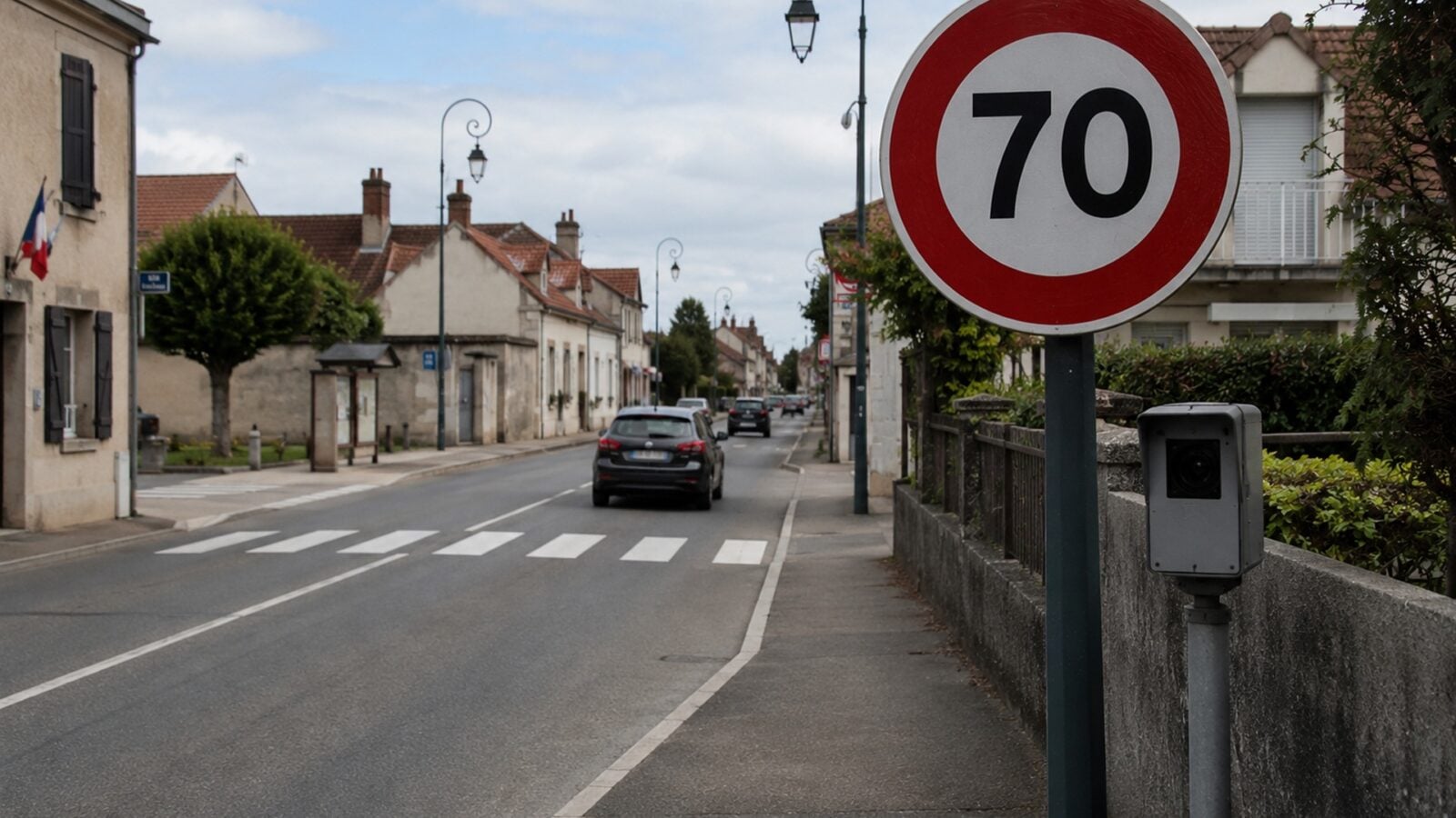Un faux panneau 70 km/h entraîne la verbalisation de centaines d’automobilistes en seulement deux jours