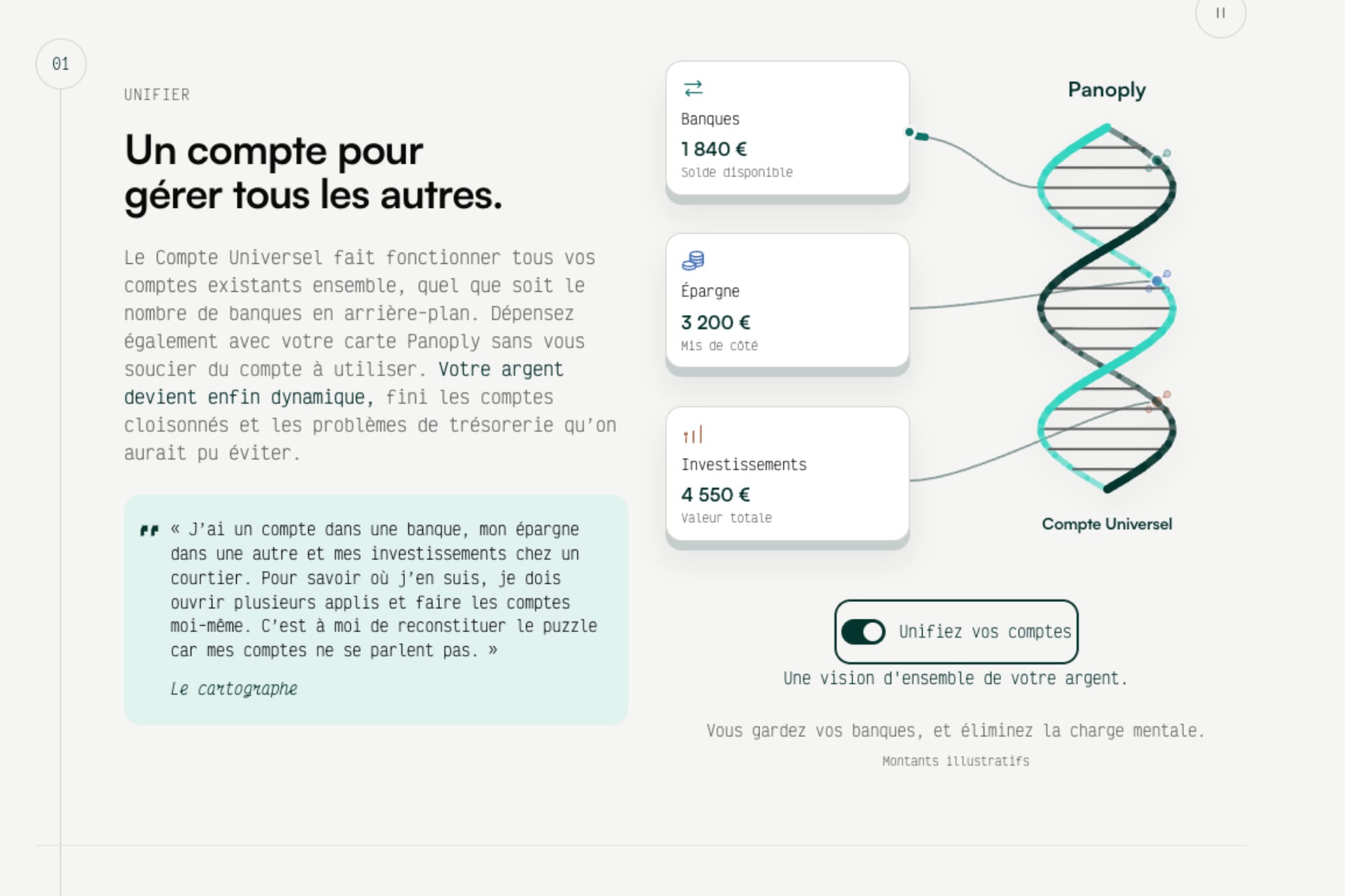 Panoply Startup Banque Compte Universel