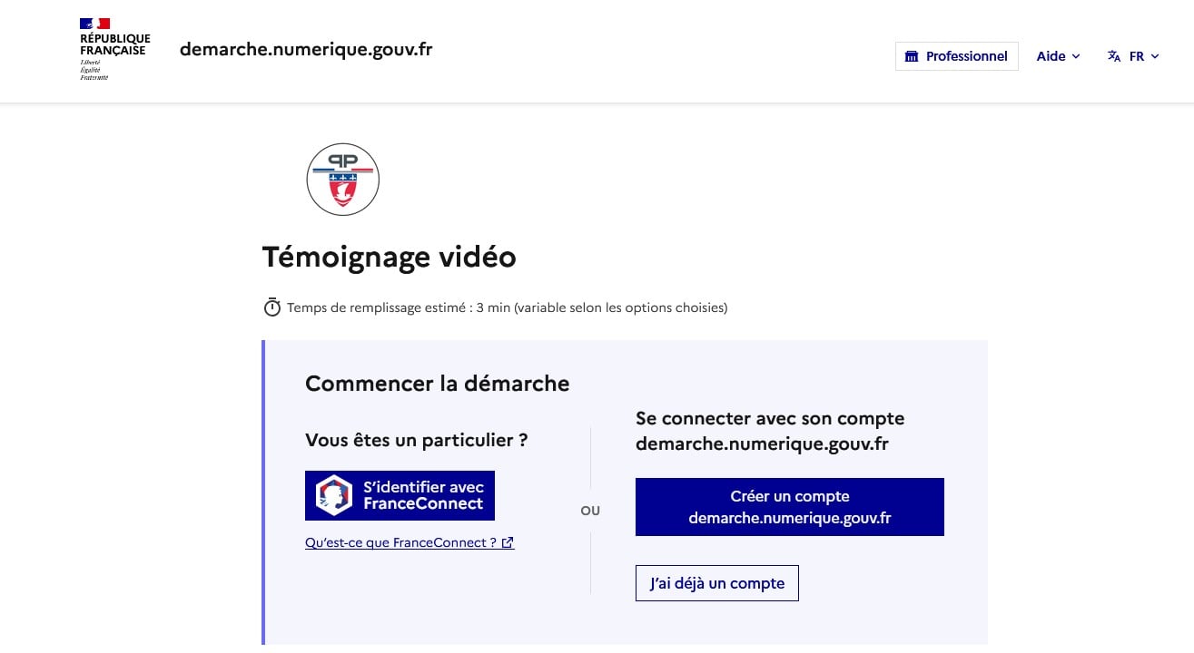 Plateforme Témoignage