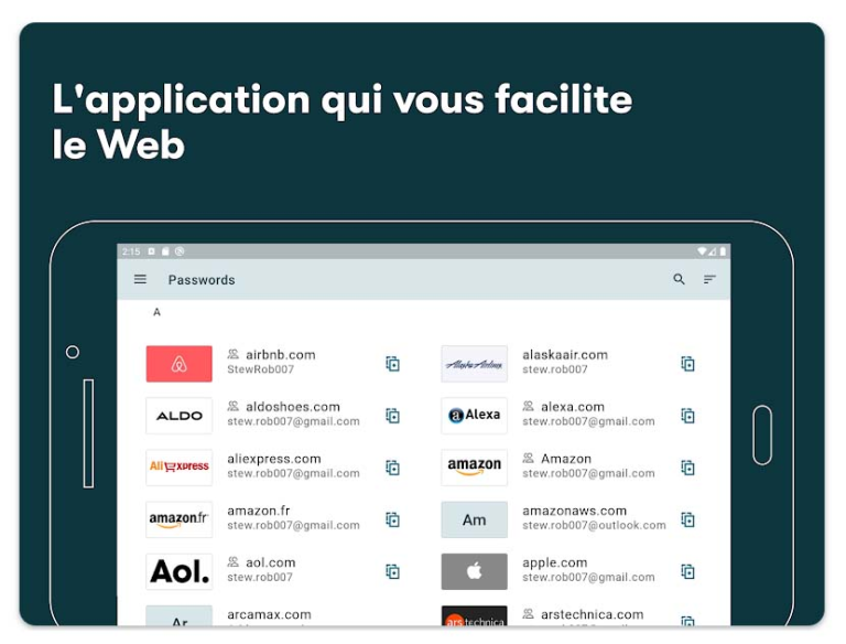 Télécharger Dashlane (gratuit) sur Windows, Mac, Web, iOS, Android - La logithèque