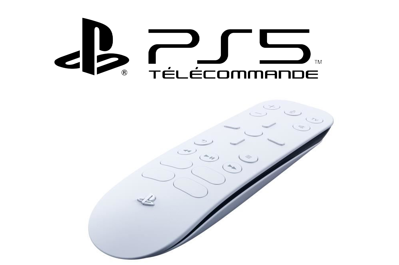 Autre accessoire gaming Sony Télécommande multimédia pour PS5 Blanc